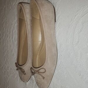 Talbots Tan Suede Ballet Flat